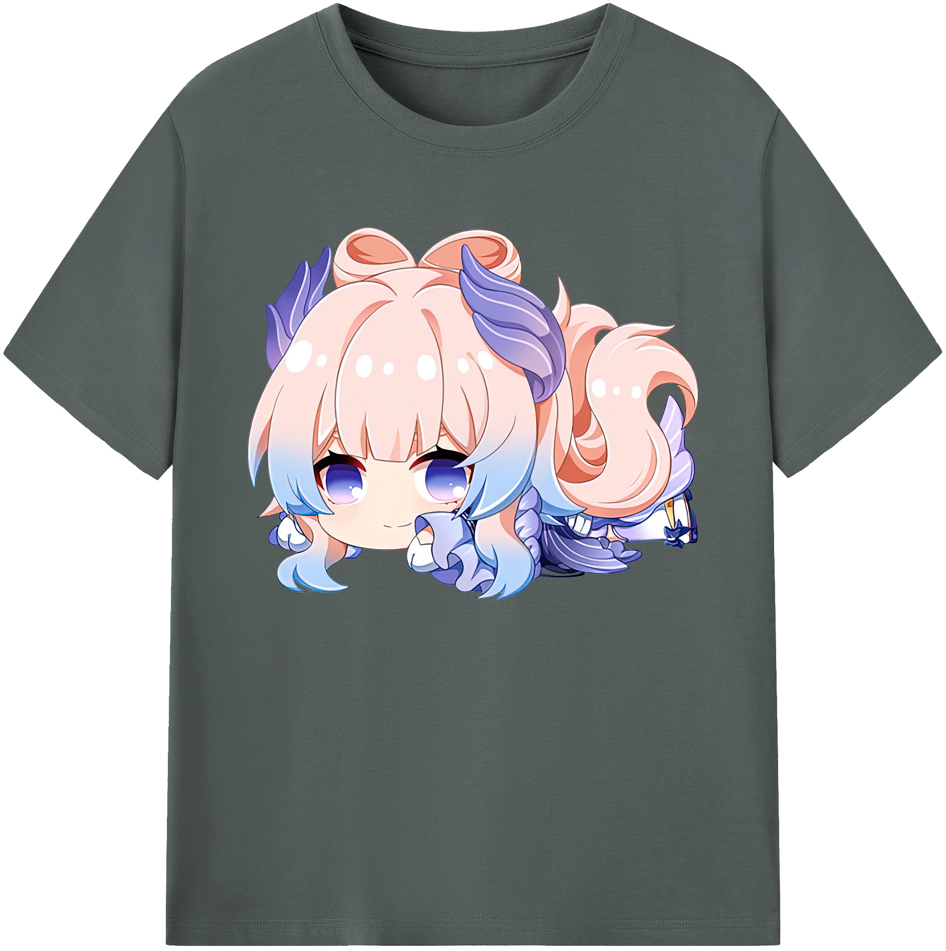 げんし神 珊瑚宮心海 サンゴノミヤ・ココミ genshin Sangonomiya Kokomi 綿100％ メンズ半袖Tシャツ｜肌触りやわらか＆通気性